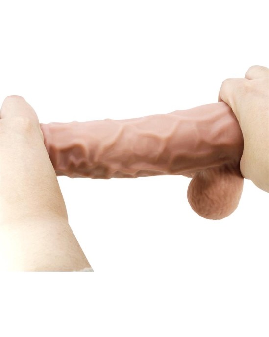 Baile Раздвижной реалистичный дилдо с кожей 24 см