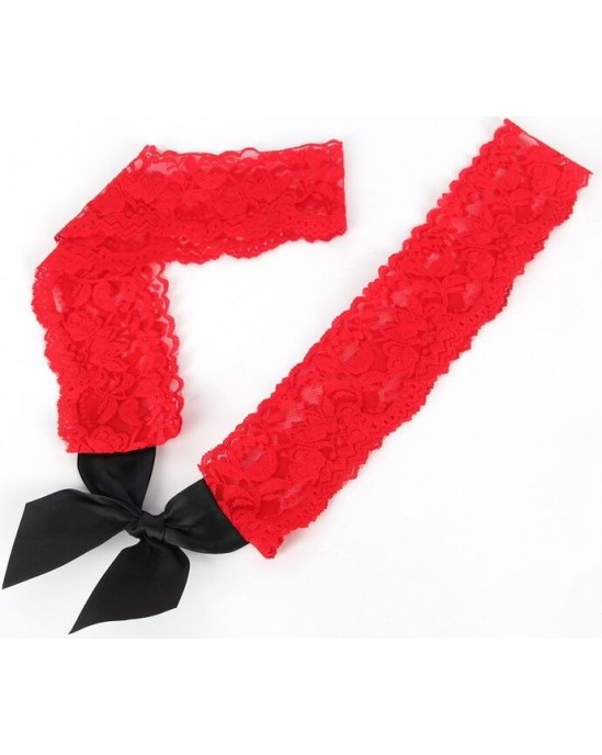 Subblime Dresses SUBBLIME - 952068 КОРОТКОЕ ПЛАТЬЕ В СЕТКУ С ЧЕРНО-КРАСНОЙ ОТСТРОЧКОЙ ОДИН РАЗМЕР