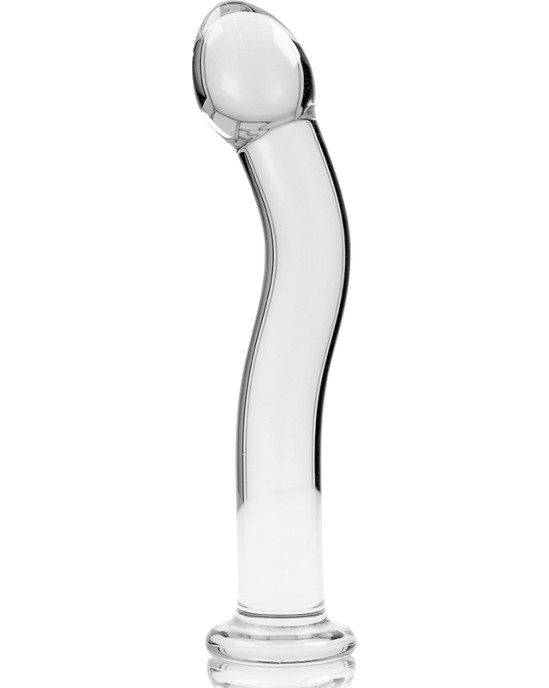 Nebula Series By Ibiza MODEL 18 DILDO BOROSILICATE GLASS 18.5 X 3.5 CM CLEAR