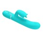 Pretty Love Flirtation PRETTY LOVE - RABBIT VIBRATOR WITH LICKING AQUA GREEN