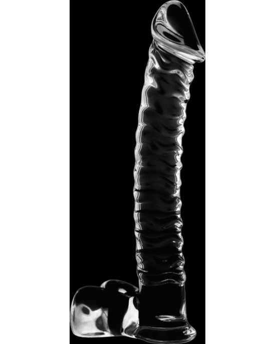 Nebula Series By Ibiza MODEL 23 DILDO BOROSILICATE GLASS 21.5 X 4 CM CLEAR