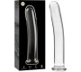 Nebula Series By Ibiza MODEL 8 DILDO BOROSILICATE GLASS 14.5 X 2 CM CLEAR