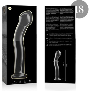 Nebula Series By Ibiza MODELIS 18 DILDO BOROSILIKĀTS STIKLS 18,5 X 3,5 CM DZIDRS