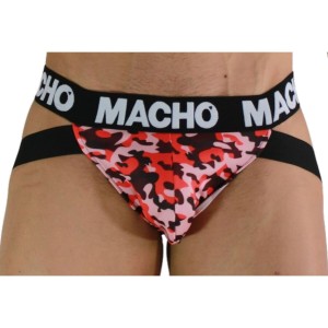 Macho Underwear MACHO — MX28MR JOCK MILITARY RED L