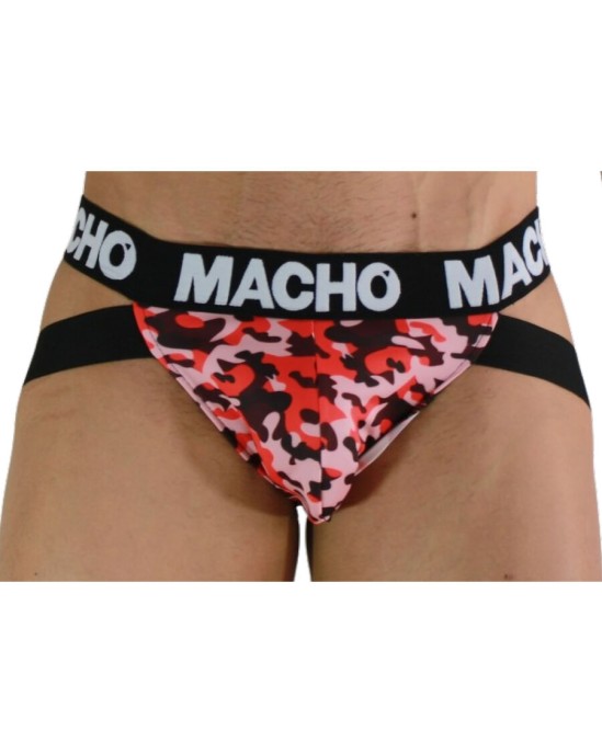 Macho Underwear MACHO — MX28MR JOCK MILITARY RED L