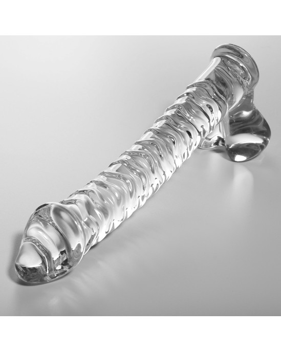 Nebula Series By Ibiza MODEL 23 DILDO BOROSILICATE GLASS 21.5 X 4 CM CLEAR