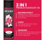 Bruma PREMIUM MASĀŽAS KARSTA EĻĻA zemeņu 3 IN 1 - 100 ml