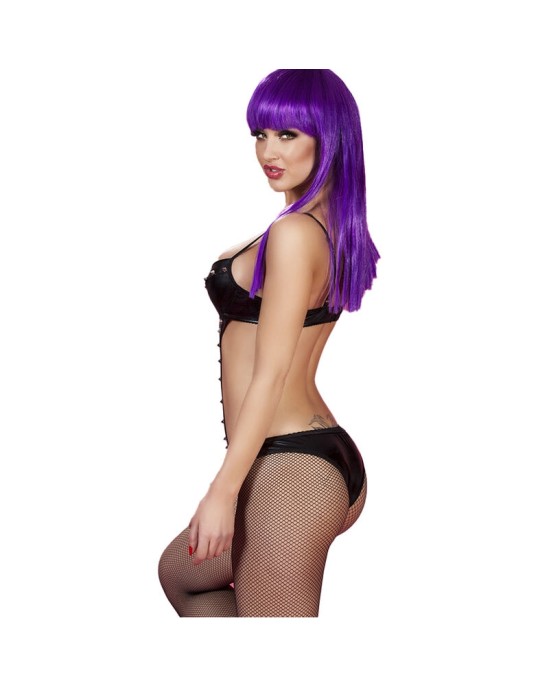 Chilirose Bodies CHILIROSE - CR 3573 BODYSUIT BLACK S/M