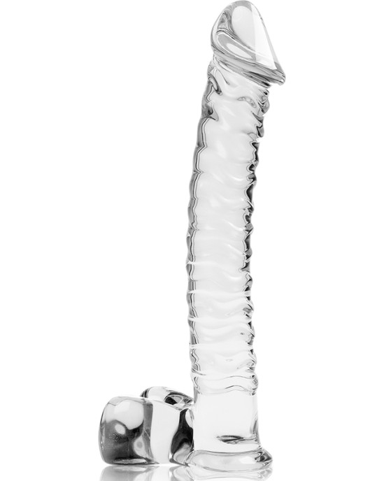 Nebula Series By Ibiza MODEL 23 DILDO BOROSILICATE GLASS 21.5 X 4 CM CLEAR