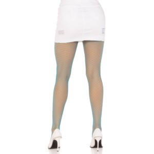 Leg Avenue Hosiery LEG AVENUE - LYCRA FISHNNET PANTYHOSE BLUE