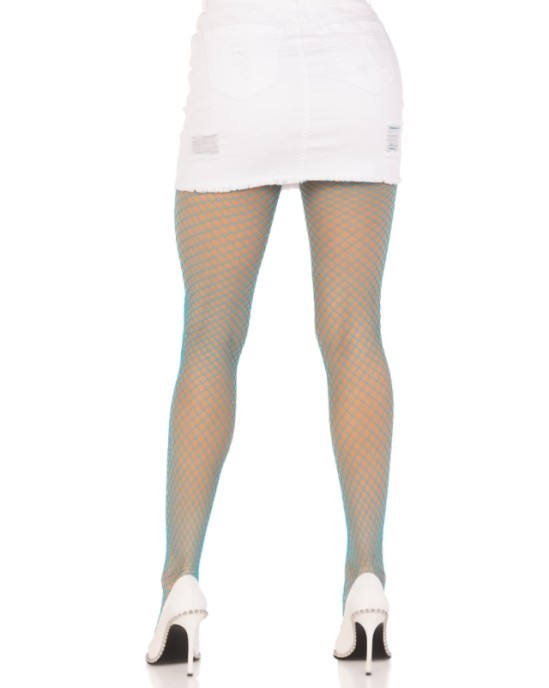 Leg Avenue Hosiery LEG AVENUE - КОЛГОТКИ ИЗ ЛАЙКРЫ В ФИШНЕТ, СИНИЕ