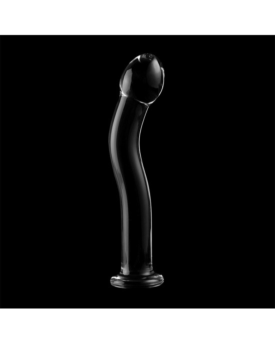 Nebula Series By Ibiza MODEL 18 DILDO BOROSILICATE GLASS 18.5 X 3.5 CM CLEAR