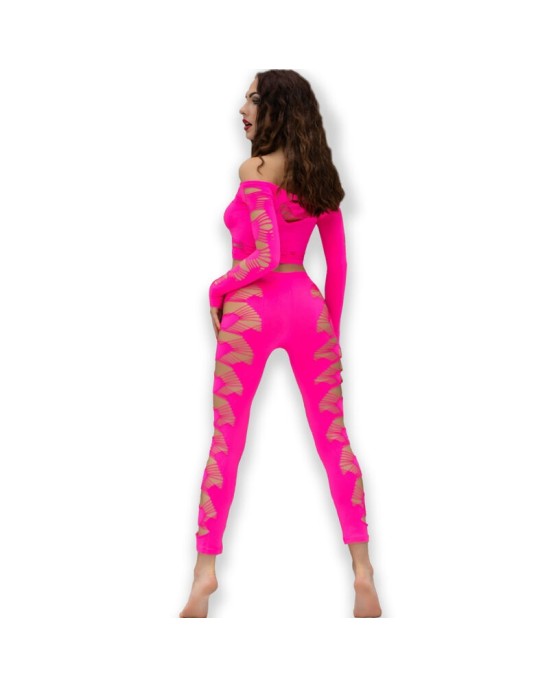 Chilirose Sets CHILIROSE — CR 4632 TOP & PANT FUCHSIA S/L