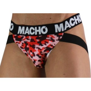 Macho Underwear MACHO — MX28MR JOCK MILITARY RED L