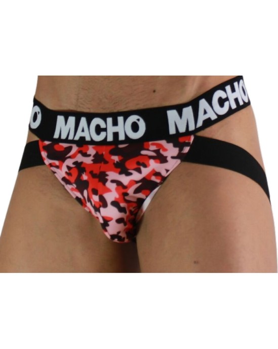 Macho Underwear MACHO — MX28MR JOCK MILITARY RED L