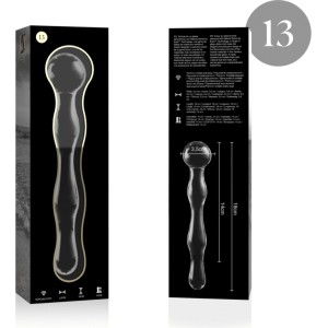 Nebula Series By Ibiza MODELIS 13 DILDO BOROSILIKĀTS STIKLS 18 X 3,5 CM DZIDRS