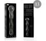 Nebula Series By Ibiza MODEL 13 DILDO BOROSILICATE GLASS 18 X 3.5 CM CLEAR