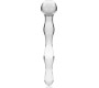 Nebula Series By Ibiza MODEL 13 DILDO BOROSILICATE GLASS 18 X 3.5 CM CLEAR