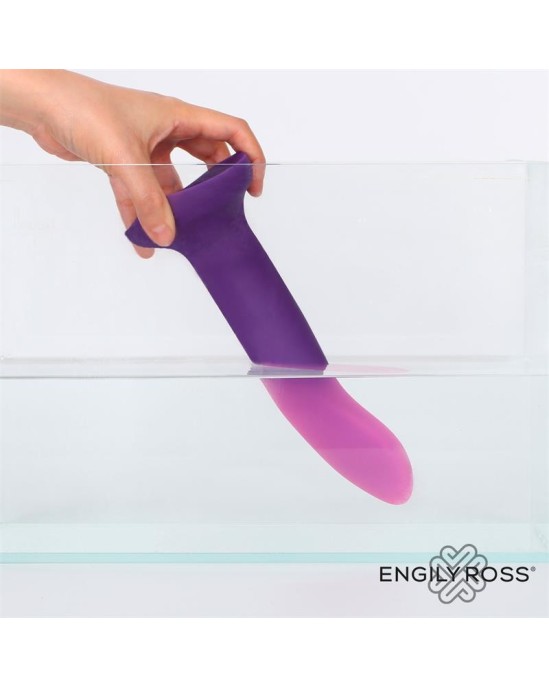 Dildox By Engily Ross Dildo que Cambia de Color Azul un Rosa Talla M Silicon L quida 17 cm