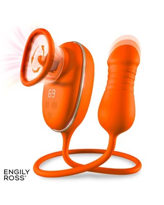 Engily Ross Lizer Pro Oscilating Tongue Stimulator, Vakuumsūknis un Thrusting Egg