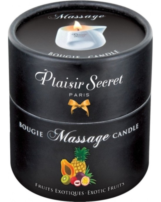 Plaisir Secret ANANĀSU/MANGO MASĀŽAS SVECE 80ML