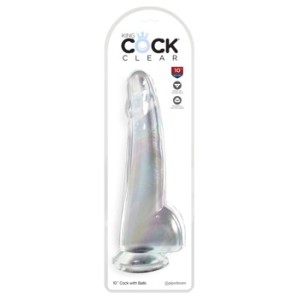 King Cock Clear KingCockClear 10 w balls clear