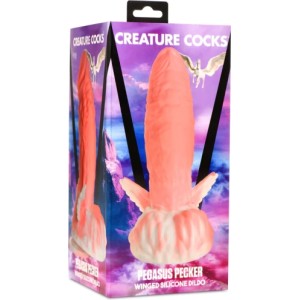 Xr - Creature Cocks PEGASUS PECKER spārnotais SILIKONA DILDO