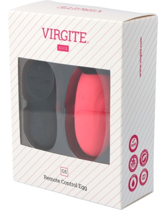 Virgite - Eggs ROZĀ UZLĀDĒJAMĀ G5 VIBRĒJOŠĀ OLA