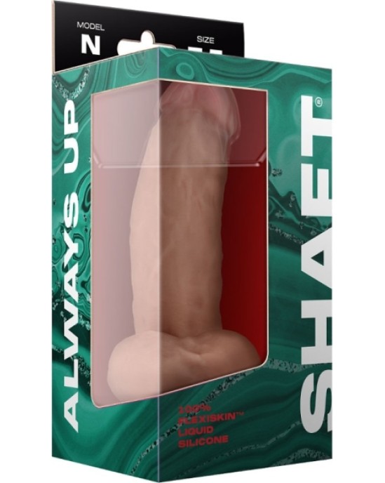 Shaft MODEL N 7.5 LIQUIDE SILICONE DONG W/BALLS - PINE