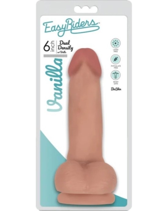 Xr - Easy Riders Smalks DILDO AR MIESKĀLIEM EASY RIDERS 15'25 CM