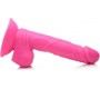 Xr - Pop Peckers REĀLISTS DILDO AR sēkliniekiem 16'5 CM ROZĀ