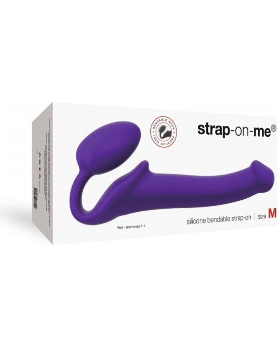 Strap-On-Me IEKĀRTA DILDO SIKSNA Elastīga MĪKSTA SILIKONA VILETA M