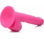 Xr - Pop Peckers REĀLISTS DILDO AR sēkliniekiem 16'5 CM ROZĀ