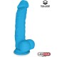 Liketrue Realistic Dildo Liquid Silicone Dual Layer 8 Blue