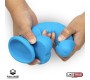 Liketrue Realistic Dildo Liquid Silicone Dual Layer 8 Blue