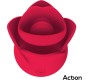 Action Meryl Vibe Stimulator Rose Shaped with Tongue 2 Motors