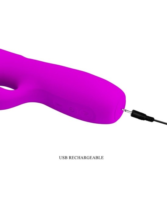 Pretty Love Flirtation PRETTY LOVE - MELANIE PURPLE RECHARGEABLE RABBIT VIBRATOR