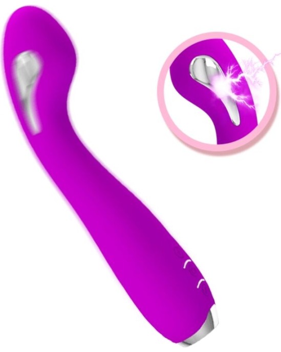 Pretty Love Flirtation PRETTY LOVE - HECTOR RECHARGEABLE ELECTROSHOCK VIBRATOR WATERPROOF PURPLE