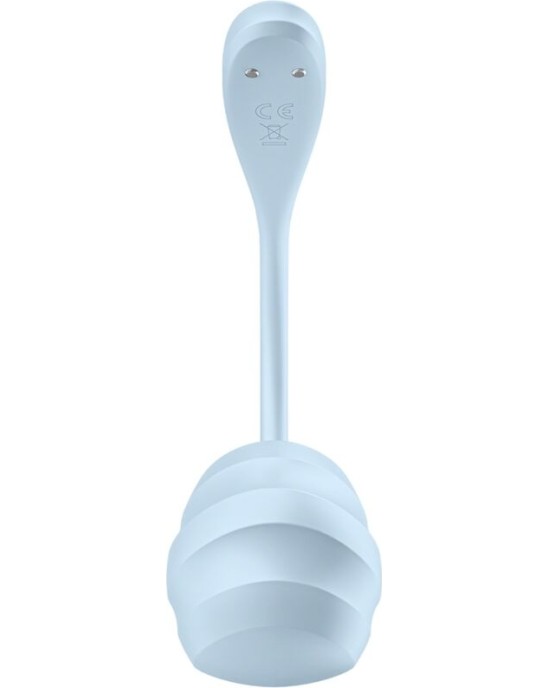 Satisfyer Partner SATISFYER - ГЛАДКИЙ ЛЕПЕСТОК СТИМУЛЯТОР ТОЧКИ G НЕБЕСНО-ГОЛУБОЙ БЕСПЛАТНОЕ ПРИЛОЖЕНИЕ