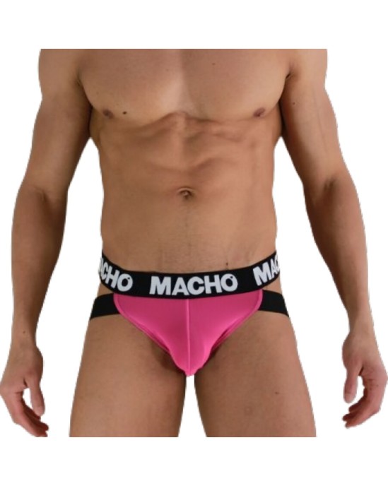 Macho Underwear MACHO — MX28FA JOCK PINK NEON L