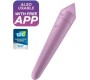 Satisfyer Ultra Power Bullet 8 vibrējošā lode ar APP ceriņu