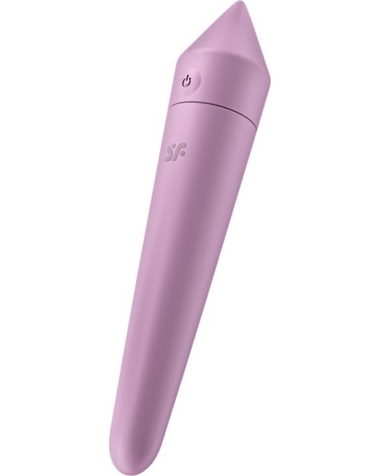 Satisfyer Ultra Power Bullet 8 vibrējošā lode ar APP ceriņu