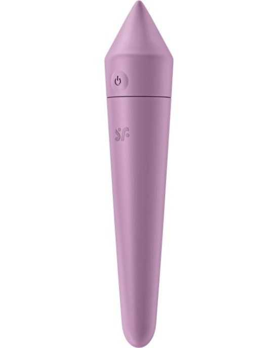 Satisfyer Ultra Power Bullet 8 vibrējošā lode ar APP ceriņu