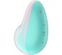 Satisfyer Pixie Dust Clitoris Sucker ar vibrācijas piparmētru/rozā krāsu