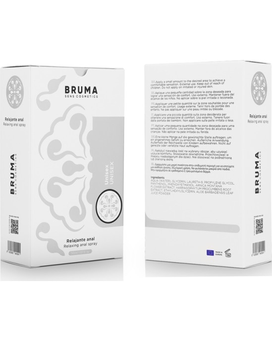 Bruma RELAKSĒJOŠS ANĀLAIS SPREJS UNISEX 30 ML