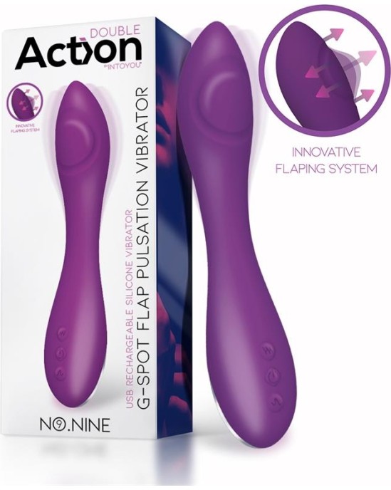 Action No. Nine G-Spot Vibrator Flap Function Magnetic USB Silicone