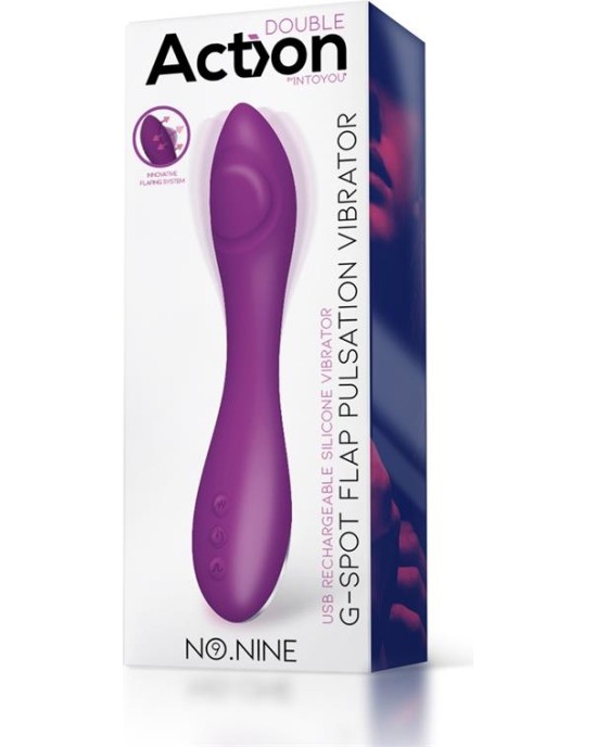 Action No. Nine G-Spot Vibrator Flap Function Magnetic USB Silicone