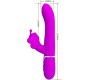 Pretty Love Flirtation PRETTY LOVE - MULTIFUNCTION RABBIT VIBRATOR 4 IN 1 BUTTERFLY FUCHSIA