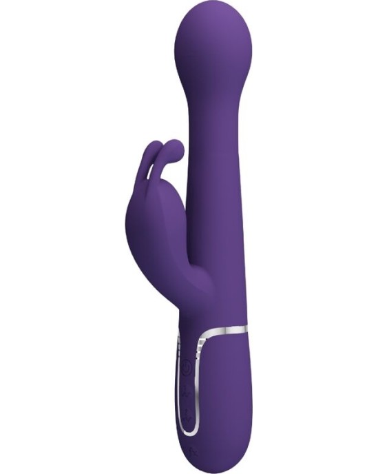 Pretty Love Flirtation PRETTY LOVE — DEJON RABBIT VIBRATOR 3 IN 1 DAUDZFUNKCIJAS PURPA