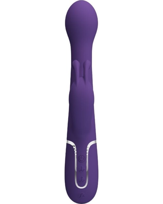 Pretty Love Flirtation PRETTY LOVE — DEJON RABBIT VIBRATOR 3 IN 1 DAUDZFUNKCIJAS PURPA